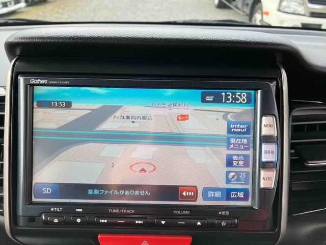 Ｎ−ＢＯＸカスタムＧ２ＷＤ　ＣＶＴ　両側スライドドア　ナビ付き　バックカメラ　フォグランプ　プッシュボタンスタート　ベンチシート　電動ドアミラー　運転席・助手席ＳＲＳエアバッグ（福島県）の中古車