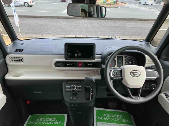 ムーヴキャンバスストライプスＧ２ＷＤ　ＣＶＴ　　スマートアシスト　　シートヒーター　電動パーキングブレーキ　オートホールド機能　プッシュボタンスタート　ベンチシート　衝突警報機能　コーナーセンサー　両側電動スライドドア（福島県）の中古車