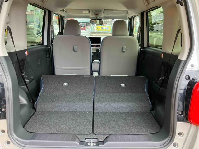 ムーヴキャンバスストライプスＧ２ＷＤ　ＣＶＴ　　スマートアシスト　　シートヒーター　電動パーキングブレーキ　オートホールド機能　プッシュボタンスタート　ベンチシート　衝突警報機能　コーナーセンサー　両側電動スライドドア（福島県）の中古車