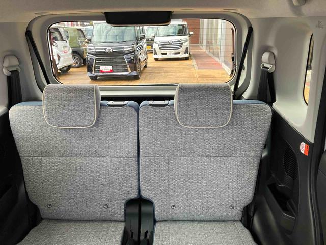 ムーヴキャンバスストライプスＧ２ＷＤ　ＣＶＴ　　スマートアシスト　　シートヒーター　電動パーキングブレーキ　オートホールド機能　プッシュボタンスタート　ベンチシート　衝突警報機能　コーナーセンサー　両側電動スライドドア（福島県）の中古車