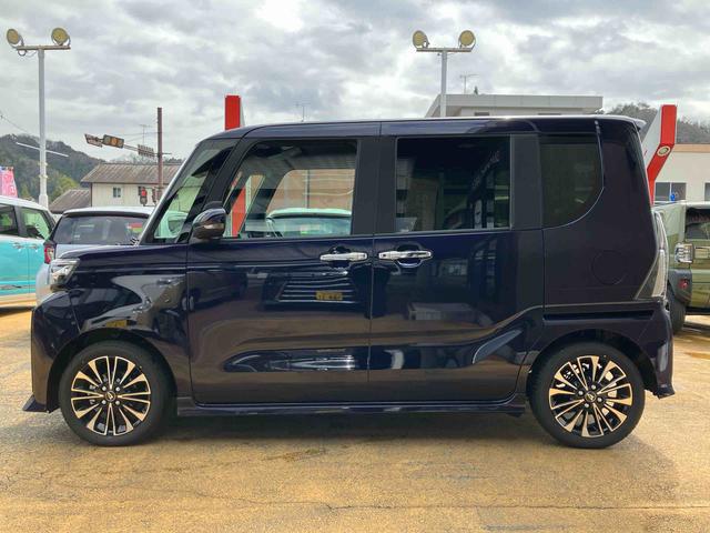 タントカスタムＲＳターボ　２ＷＤ　ＣＶＴ　スマートアシスト　ミラクルオープンドア　バックカメラ　シートヒーター　オートホールド機能　電動パーキングブレーキ　プッシュボタンスタート　アイドリングストップ（福島県）の中古車