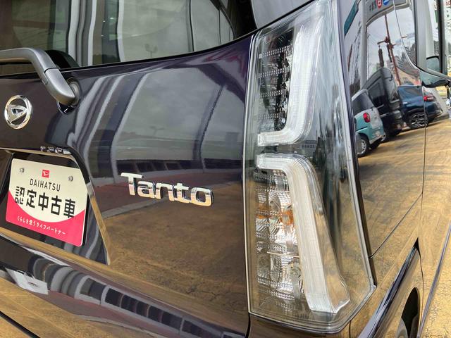 タントカスタムＲＳターボ　２ＷＤ　ＣＶＴ　スマートアシスト　ミラクルオープンドア　バックカメラ　シートヒーター　オートホールド機能　電動パーキングブレーキ　プッシュボタンスタート　アイドリングストップ（福島県）の中古車