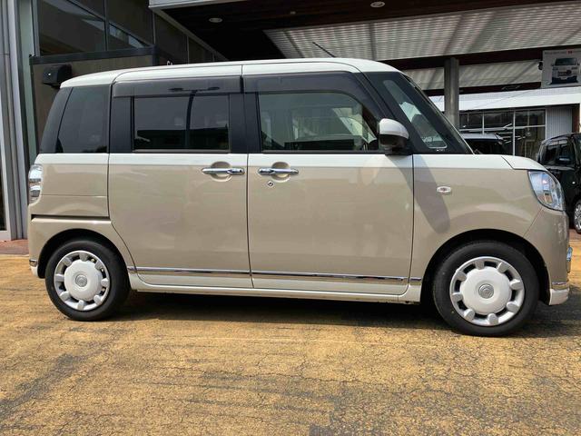 ムーヴキャンバスＧメイクアップＶＳ　ＳＡIIIスマートアシスト　２ＷＤ　ＣＶＴ　ナビ付き　パノラマモニター　ベンチシート　両側電動スライドドア　アイドリングストップ　プッシュボタンスタート　　ドライブレコーダー付き　両側電動スライドドア（福島県）の中古車