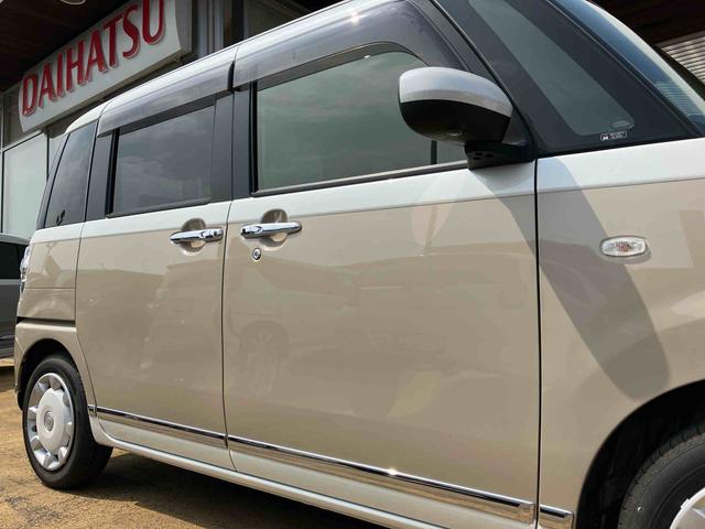 ムーヴキャンバスＧメイクアップＶＳ　ＳＡIIIスマートアシスト　２ＷＤ　ＣＶＴ　ナビ付き　パノラマモニター　ベンチシート　両側電動スライドドア　アイドリングストップ　プッシュボタンスタート　　ドライブレコーダー付き　両側電動スライドドア（福島県）の中古車