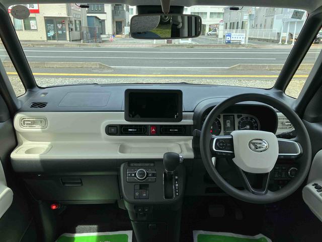 ムーヴキャンバスストライプスＧ２ＷＤ　ＣＶＴ　　両側電動スライドドア　シートヒーター　オートホールド機能　電動パーキングブレーキ　ベンチシート　プッシュボタンスタート　コーナーセンサー　アイドリングストップ　フォグランプ（福島県）の中古車