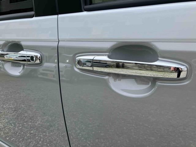 ムーヴキャンバスストライプスＧ２ＷＤ　ＣＶＴ　　両側電動スライドドア　シートヒーター　オートホールド機能　電動パーキングブレーキ　ベンチシート　プッシュボタンスタート　コーナーセンサー　アイドリングストップ　フォグランプ（福島県）の中古車