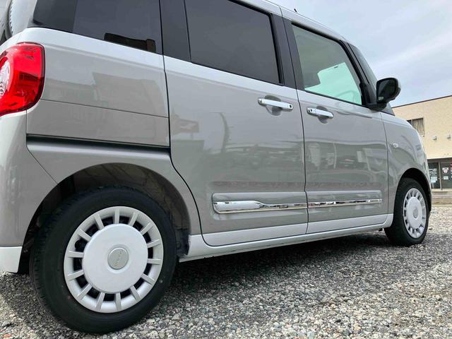 ムーヴキャンバスストライプスＧ２ＷＤ　ＣＶＴ　　両側電動スライドドア　シートヒーター　オートホールド機能　電動パーキングブレーキ　ベンチシート　プッシュボタンスタート　コーナーセンサー　アイドリングストップ　フォグランプ（福島県）の中古車