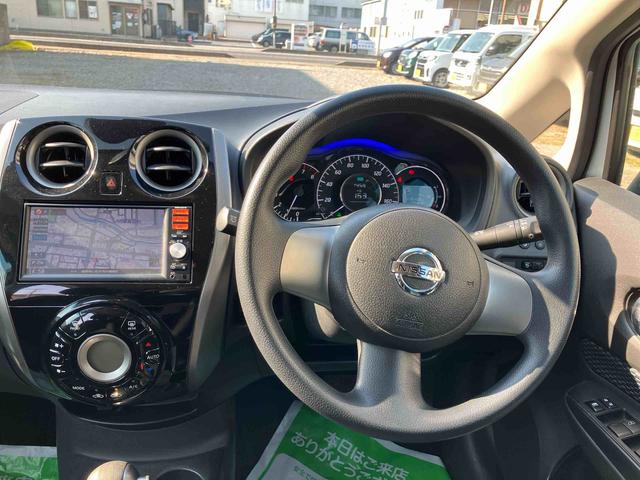 ノートX DIG−S2WD 12CC CVT ナビ付 バックカメラ プッシュボタンスタート 運転席・助手席SRSエアバッグ(福島県)の中古車