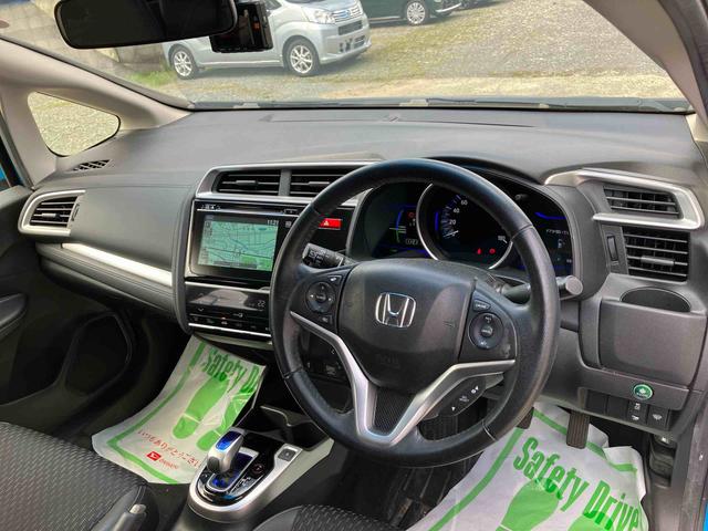 フィットハイブリッドFパッケージハイブリッド 2WD 1500CC 7段AT ナビ付 バックカメラ プッシュボタンスタート ドライブレコーダー付き ETC付き クルーズコントロール 運転席・助手席SRSエアバッグ(福島県)の中古車