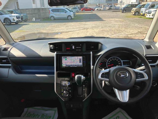 トールカスタムＧ　ＳＡII２ＷＤ　ＣＶＴ　１０００ＣＣ　パノラマモニター　ナビ付き　スマートアシストＩＩ　プッシュボタンスタート　両側電動スライドドア　アイドリングストップ　クルーズコントロール　フォグランプ（福島県）の中古車