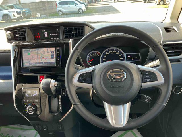 トールカスタムＧ　ＳＡII２ＷＤ　ＣＶＴ　１０００ＣＣ　パノラマモニター　ナビ付き　スマートアシストＩＩ　プッシュボタンスタート　両側電動スライドドア　アイドリングストップ　クルーズコントロール　フォグランプ（福島県）の中古車