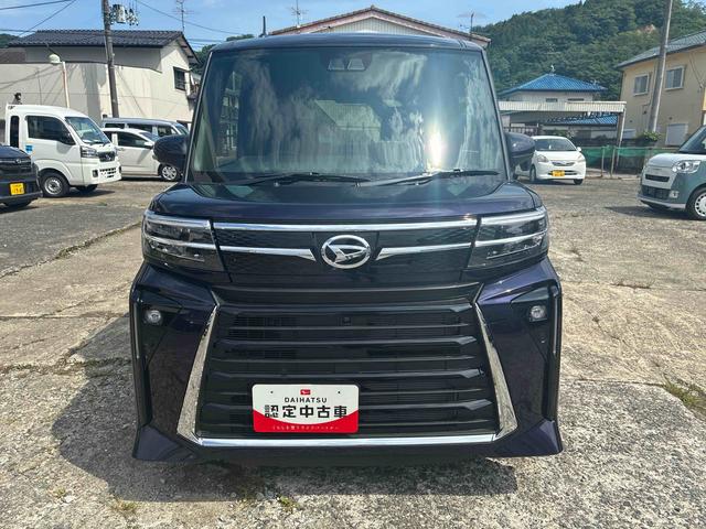 タントカスタムXリミテッド2WD 660cc ETC 衝突被害軽減ブレーキ 横滑り防止装置 ABS アイドリングストップ プッシュボタンスタート 両側電動スライドドア オートライト クルーズコントロール 前席シートヒーター(福島県)の中古車