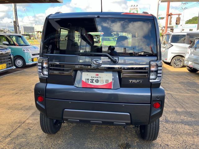 タフトＧ　ダーククロムベンチャー２ＷＤ　ＣＶＴ　６６０ｃｃ　ディスプレイオーディオ　バックカメラ　衝突被害軽減ブレーキ　横滑り防止機能　電動パーキングブレーキ　前席シートヒーター　クルーズコントロール　アイドリングストップ（福島県）の中古車