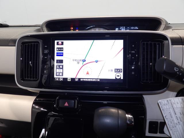 ムーヴキャンバスＧブラックインテリアリミテッド　ＳＡIII４ＷＤ　大型ナビ　パノラマカメラ　純正エンジンスターター　ＬＥＤヘッドライト　両側パワースライドドア　ドライブレコーダー（岩手県）の中古車