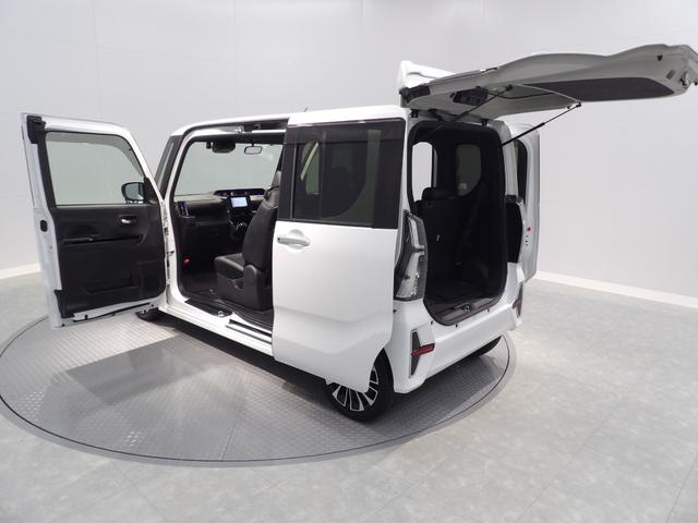 タントカスタムＲＳ４ＷＤ　プッシュスタート　純正エンジンスターター　フロント両席シートヒーター　ナビ　ナビ連動ドラレコ　バックカメラ　ＬＥＤヘッドライト　ＥＴＣ　アダプティブクルーズコントロール　両側パワースライドドア（岩手県）の中古車