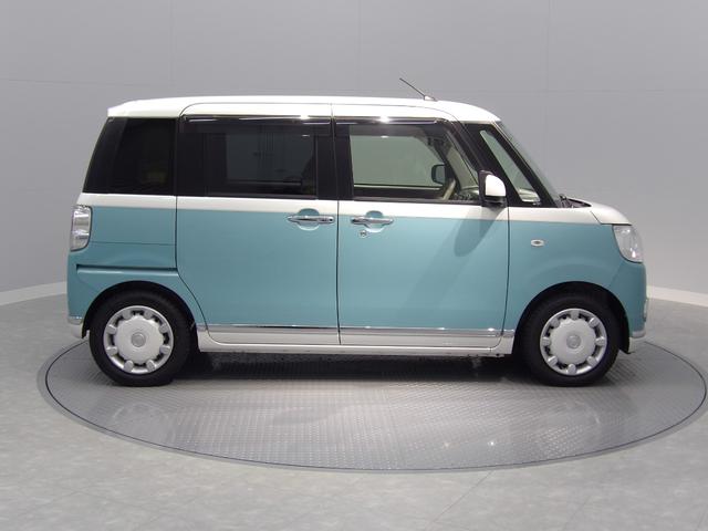 ムーヴキャンバスXメイクアップリミテッド SAIIIメモリーナビ 全周囲カメラ 両側パワースライドドア 置き楽ボックス イモビライザー機能付きキーフリーシステム LEDヘッドライト プッシュボタンスタート 衝突回避支援システムスマートアシスト(岩手県)の中古車