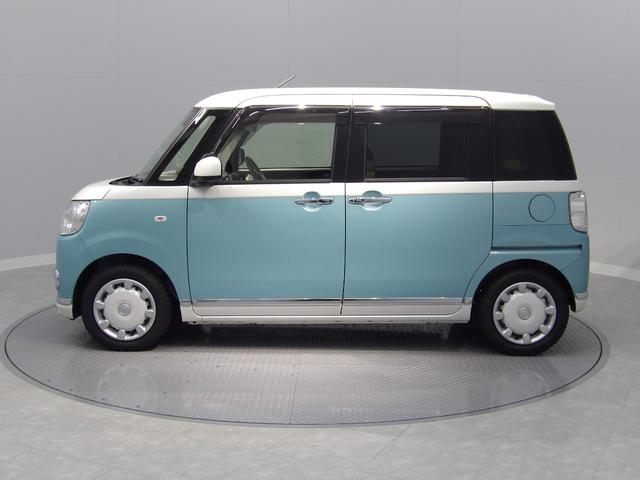 ムーヴキャンバスXメイクアップリミテッド SAIIIメモリーナビ 全周囲カメラ 両側パワースライドドア 置き楽ボックス イモビライザー機能付きキーフリーシステム LEDヘッドライト プッシュボタンスタート 衝突回避支援システムスマートアシスト(岩手県)の中古車