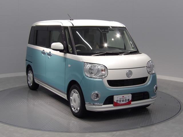 ムーヴキャンバスXメイクアップリミテッド SAIIIメモリーナビ 全周囲カメラ 両側パワースライドドア 置き楽ボックス イモビライザー機能付きキーフリーシステム LEDヘッドライト プッシュボタンスタート 衝突回避支援システムスマートアシスト(岩手県)の中古車