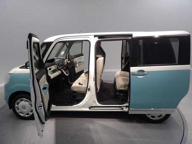 ムーヴキャンバスXメイクアップリミテッド SAIIIメモリーナビ 全周囲カメラ 両側パワースライドドア 置き楽ボックス イモビライザー機能付きキーフリーシステム LEDヘッドライト プッシュボタンスタート 衝突回避支援システムスマートアシスト(岩手県)の中古車