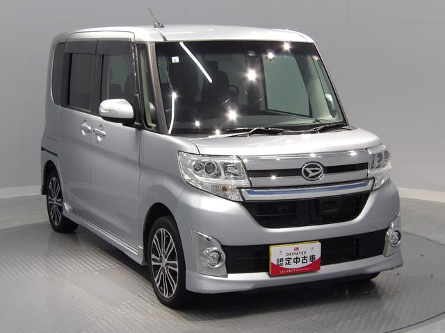 タントカスタムRS SA4WD 純正エンジンスターター スマートアシストII 両側パワースライドドア LEDヘッドライト 大型ナビ バックモニター(岩手県)の中古車