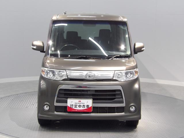 タントカスタムＲＳターボ　ＣＶＴ　左パワースライドドア　ＨＩＤヘッドライト　１５インチアルミ　　オートエアコン　ミラクルオープンドア　　フォグランプ　本革巻ステアリング（岩手県）の中古車