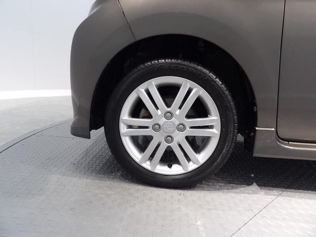 タントカスタムＲＳターボ　ＣＶＴ　左パワースライドドア　ＨＩＤヘッドライト　１５インチアルミ　　オートエアコン　ミラクルオープンドア　　フォグランプ　本革巻ステアリング（岩手県）の中古車