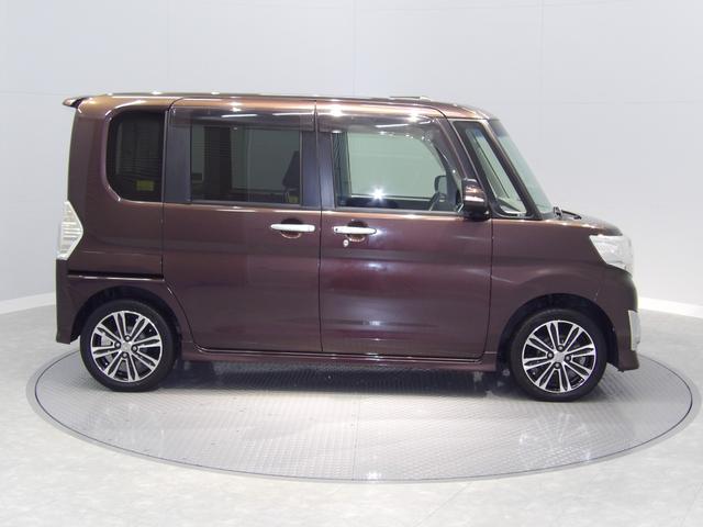 タントカスタムRS トップエディションSA4WD ターボ LEDヘッドランプ 両側パワースライドドア 専用ハーフレザーシート 純正15インチアルミホイール プッシュボタンスタート オートエアコン 衝突回避支援システムスマートアシスト(岩手県)の中古車