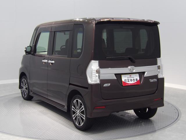 タントカスタムRS トップエディションSA4WD ターボ LEDヘッドランプ 両側パワースライドドア 専用ハーフレザーシート 純正15インチアルミホイール プッシュボタンスタート オートエアコン 衝突回避支援システムスマートアシスト(岩手県)の中古車