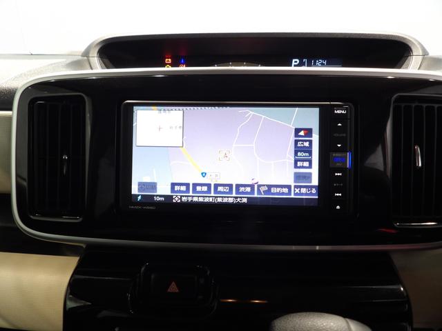 ムーヴキャンバスＸブラックインテリアリミテッド　ＳＡIII純正ナビ　ナビ連動ドライブレコーダー　両側パワースライドドア　プッシュスタート　ブラックインテリア　置き楽ボックス　衝突回避支援システムスマートアシスト（岩手県）の中古車