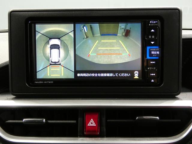 ロッキーX HEVハイブリッド 純正ナビ パノラマモニター フルセグTV 前席シートヒーター エンジンスターター スマートアシスト LED 純正アルミ スマートキー クリアランスソナー(岩手県)の中古車