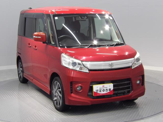 スペーシアカスタムＴＳターボ　４ＷＤ　両側パワースライドドア　社外ナビ　社外エンジンスターター付き（岩手県）の中古車