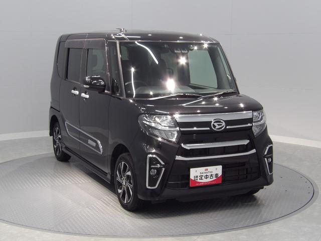 タントカスタムX4WD LEDヘッドライトナビ バックカメラ 両側パワースライドドア シートヒーター イモビライザー機能付きキーフリーシステム プッシュボタンスタート オートエアコン ABS 衝突回避支援ブレーキ(岩手県)の中古車