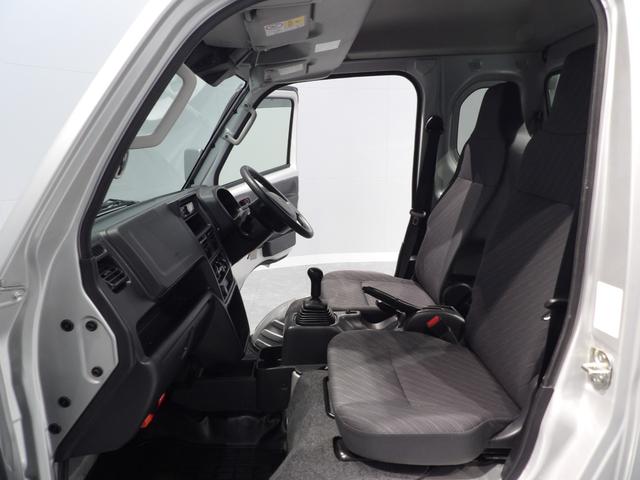 スーパーキャリイＸ４ＷＤ　５ＭＴ　　リクライニングシート　　フォグランプ　キーレス　パワーウィンドウ　運転席助手席エアバッグ　ＡＢＳ　オーバーヘッドシェルフ　作業灯　背面収納スペース（岩手県）の中古車