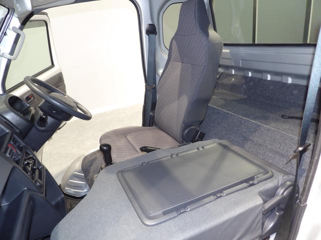 スーパーキャリイＸ４ＷＤ　５ＭＴ　　リクライニングシート　　フォグランプ　キーレス　パワーウィンドウ　運転席助手席エアバッグ　ＡＢＳ　オーバーヘッドシェルフ　作業灯　背面収納スペース（岩手県）の中古車