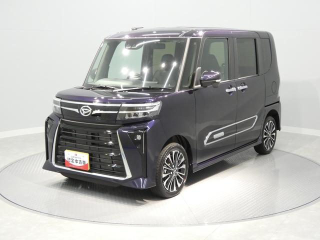 タントカスタムＲＳ４ＷＤ　ピラーレス　両側電動スライドドア　追従機能付クルーズコントロール　ＥＴＣ　クリアランスソナー（岩手県）の中古車