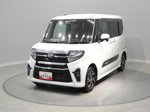 タントカスタムXセレクション4WD 純正ナビ パノラマモニター 両側電動スライドドア シートヒーター フルセグTV Bluetooth LEDヘッドライト クリアランスソナー(岩手県)の中古車