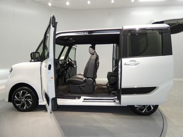 タントカスタムXセレクション4WD 純正ナビ パノラマモニター 両側電動スライドドア シートヒーター フルセグTV Bluetooth LEDヘッドライト クリアランスソナー(岩手県)の中古車