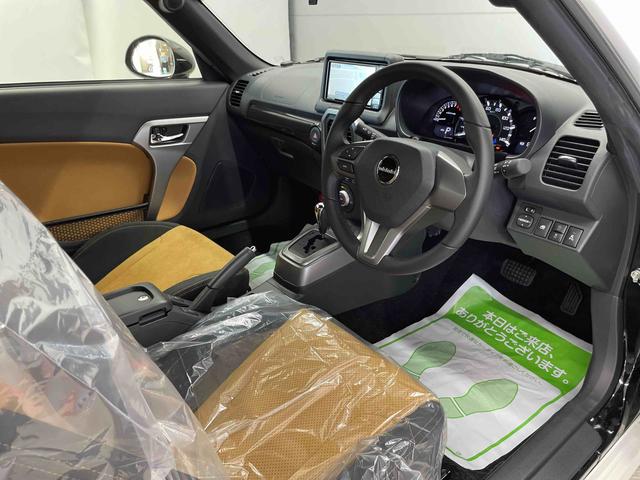 コペンローブ　Ｓ禁煙　スマ−トキー　キーフリー　記録簿　１オナ　ＡＷ　エアバック　ターボ車　ナビ付き　ＡＢＳ（宮城県）の中古車