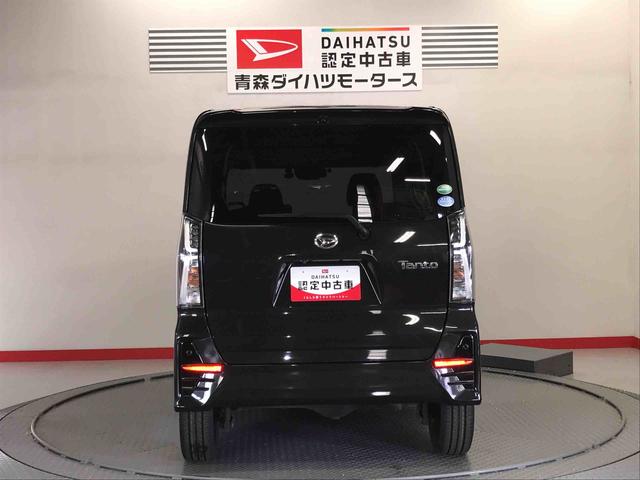 タントカスタムＲＳターボエンジン　ナビ付き　キーフリーシステム　４ＷＤ　スマートキー　ＡＢＳ　アルミホイール　エアバッグ（青森県）の中古車