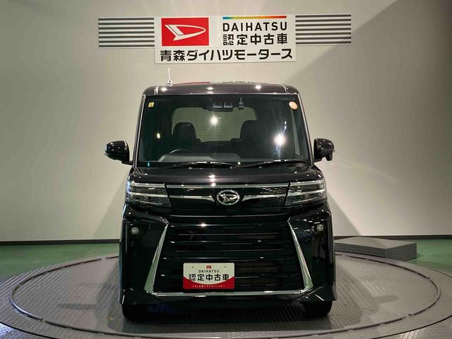 タントカスタムRSナビ ドラレコ エンスタ 前席シートヒーター 下回り防錆済み ターボ 4WD アルミ スマートキー キーフリー ABS エアバッグ(青森県)の中古車