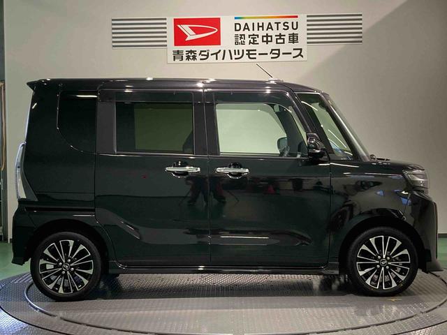 タントカスタムRSナビ ドラレコ エンスタ 前席シートヒーター 下回り防錆済み ターボ 4WD アルミ スマートキー キーフリー ABS エアバッグ(青森県)の中古車