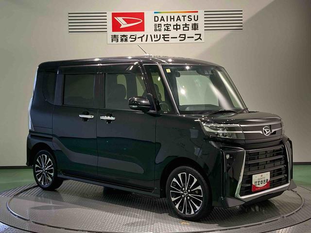 タントカスタムRSナビ ドラレコ エンスタ 前席シートヒーター 下回り防錆済み ターボ 4WD アルミ スマートキー キーフリー ABS エアバッグ(青森県)の中古車