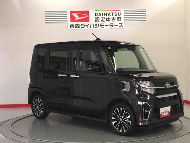 タントカスタムＲＳナビ取付　ターボ車　４ＷＤ　スマートキー　ＡＢＳ　アルミ　キーフリー　エアバッグ（青森県）の中古車