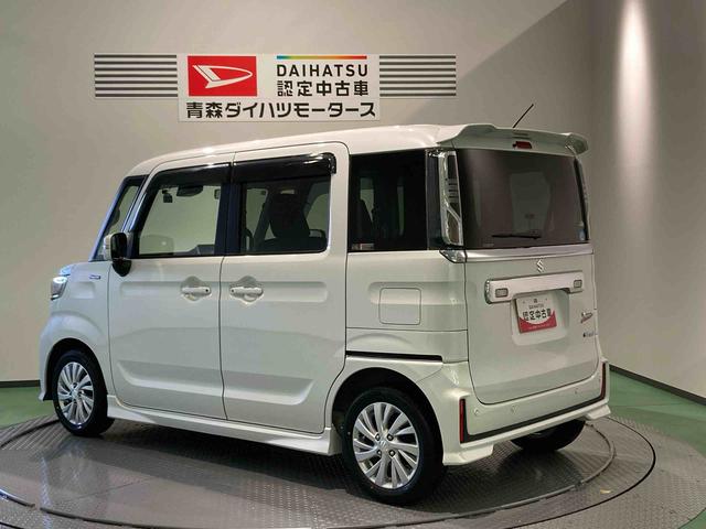 スペーシアカスタムハイブリッドＧＳナビ　下回り防錆済み　アルミ　スマートキー　４ＷＤ　ＡＢＳ　エアバック　キーフリー（青森県）の中古車