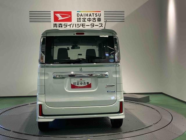 スペーシアカスタムハイブリッドＧＳナビ　下回り防錆済み　アルミ　スマートキー　４ＷＤ　ＡＢＳ　エアバック　キーフリー（青森県）の中古車