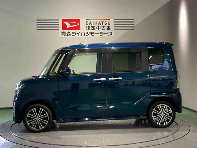 タントカスタムＲＳナビ　ドラレコ　前席シートヒーター　下回り防錆済み　ターボ　４ＷＤ　エアバッグ　キーフリー　スマートキ−　ＡＢＳ（青森県）の中古車