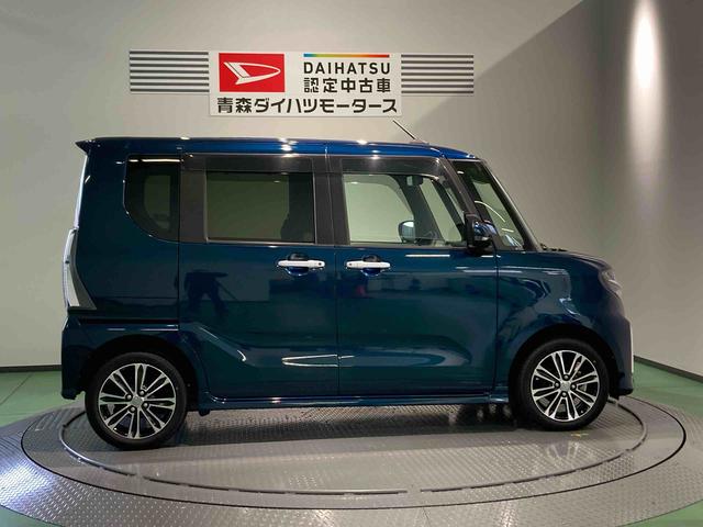 タントカスタムＲＳナビ　ドラレコ　前席シートヒーター　下回り防錆済み　ターボ　４ＷＤ　エアバッグ　キーフリー　スマートキ−　ＡＢＳ（青森県）の中古車