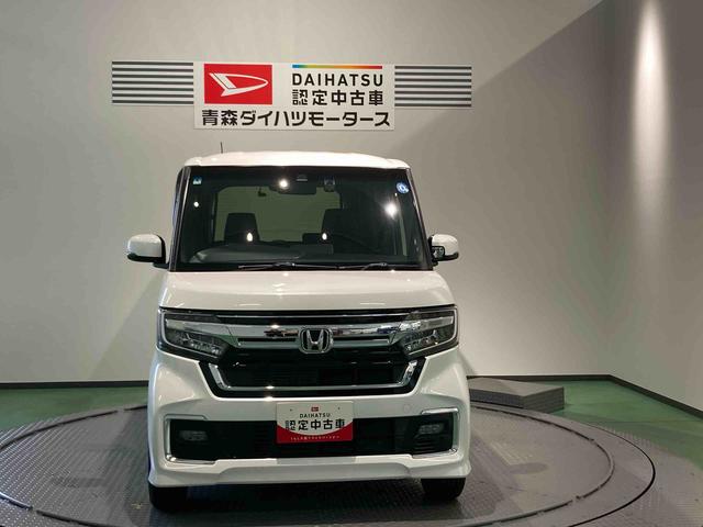 N−BOXカスタムLナビ 下回り防錆済み アルミ 4WD エアバッグ ABS キーレスー スマートキー(青森県)の中古車