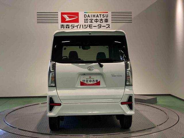 タントカスタムRSナビ ETC ドラレコ エンスタ 前席シートヒーター 下回り防錆済み アルミ ターボ 4WD エアバッグ キーフリー ABS(青森県)の中古車