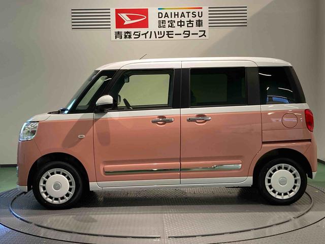 ムーヴキャンバスストライプスＧターボ下回り防錆済み　前席シートヒーター　キーレス　４ＷＤ　エアバッグ　スマートキー　ターボ　ＡＢＳ（青森県）の中古車